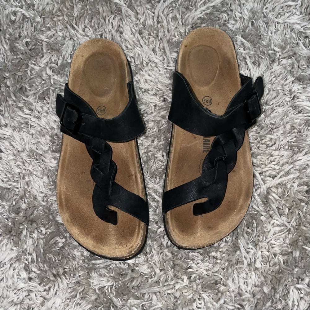 Cushionaire black sandals - Picture 2 of 7
